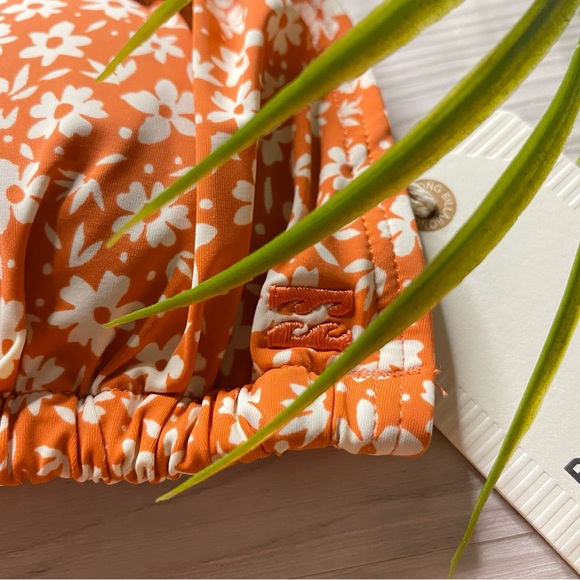 Billabong 🌺 Ditsy Floral Ruched Made for Daze Alina Bralette Top | Rise Bottom - Picture 13 of 16